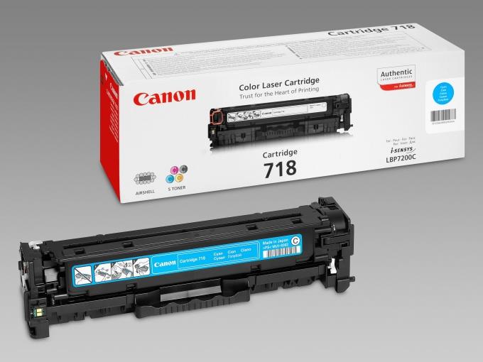 879731 Canon 2661B002 Toner CANON 718C 2.9K bl&#229; 